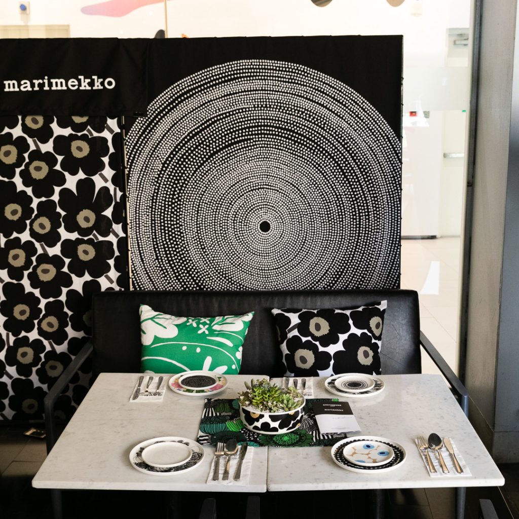 Greyhound Cafe & Marimekko decoration